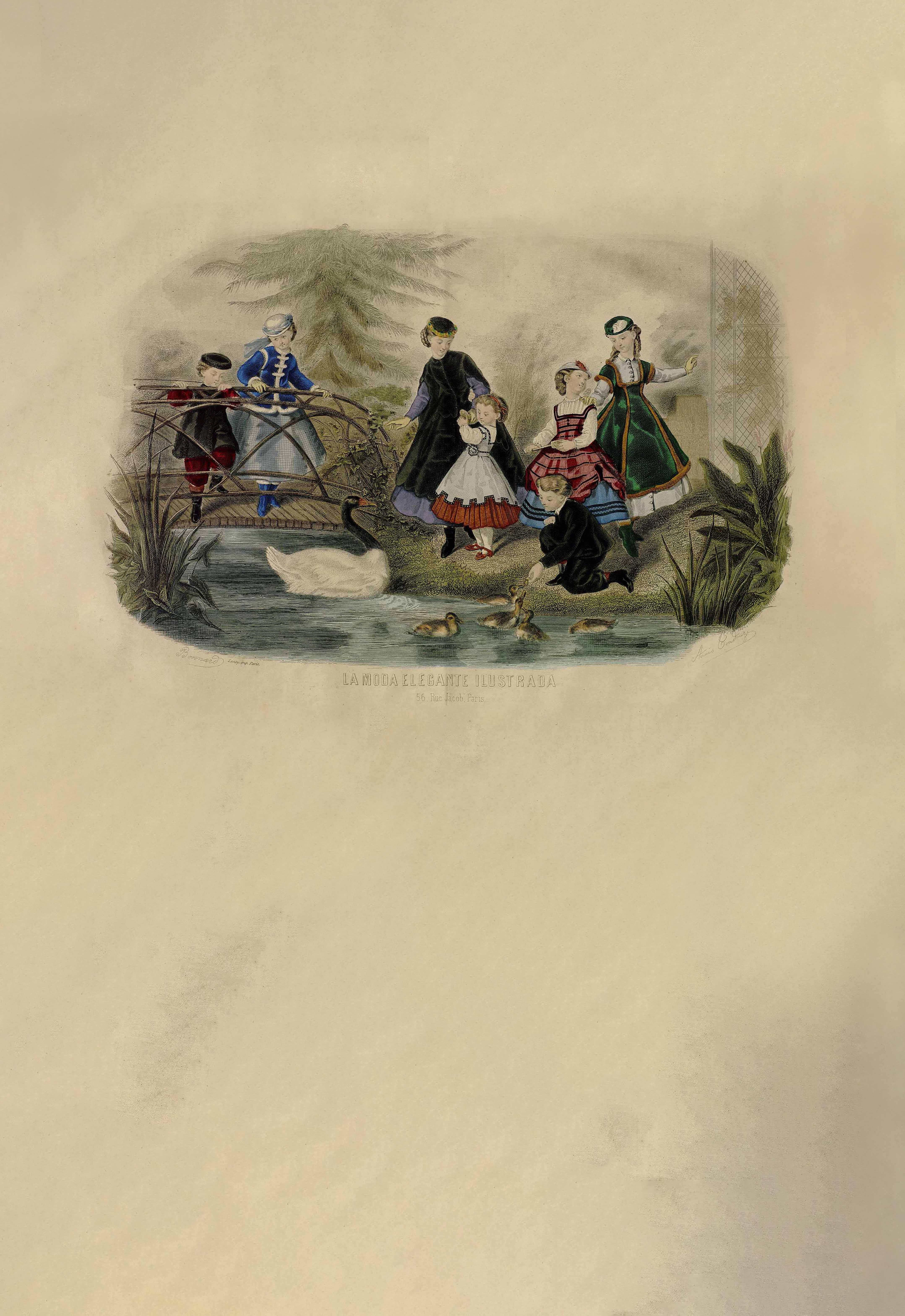 la moda elegante ilustrada
