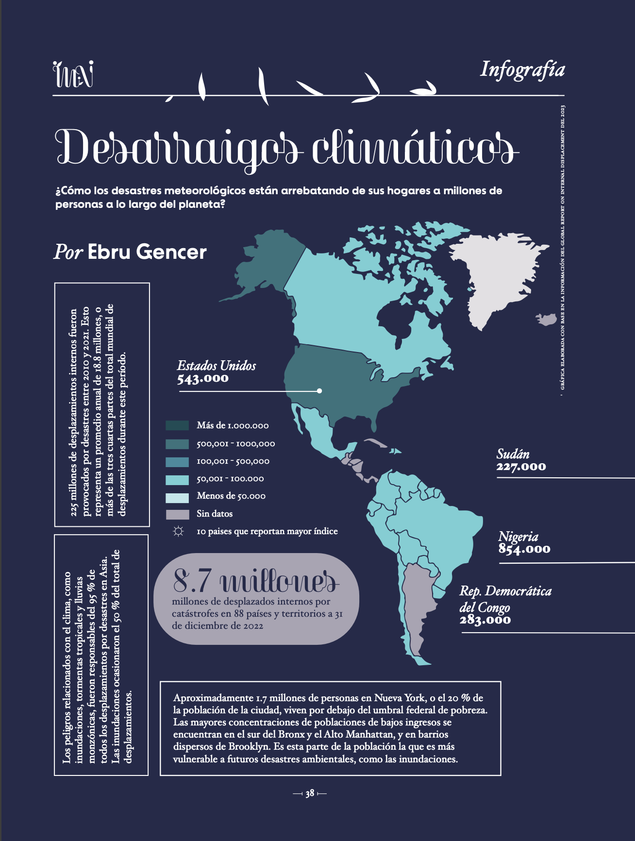 Desarraigos climáticos
