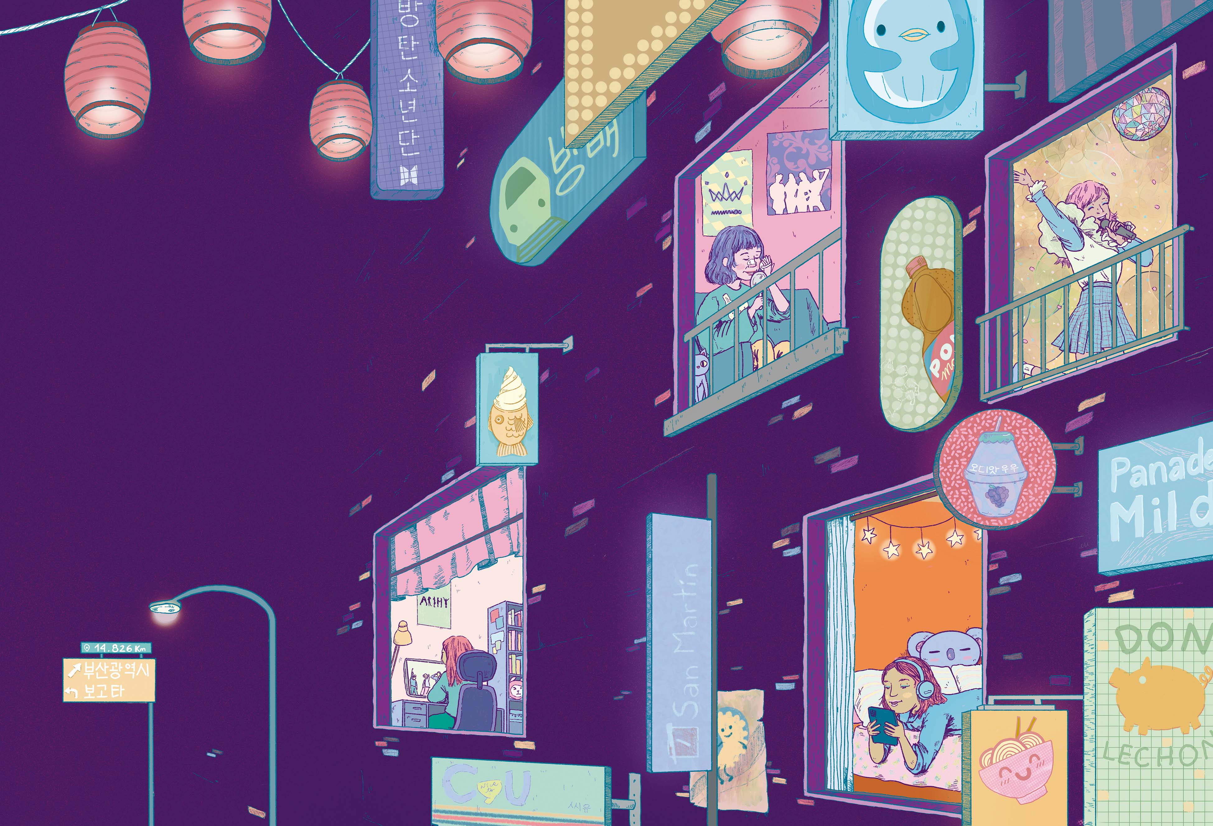 Ilustraciones de  Laura V. Álvarez
