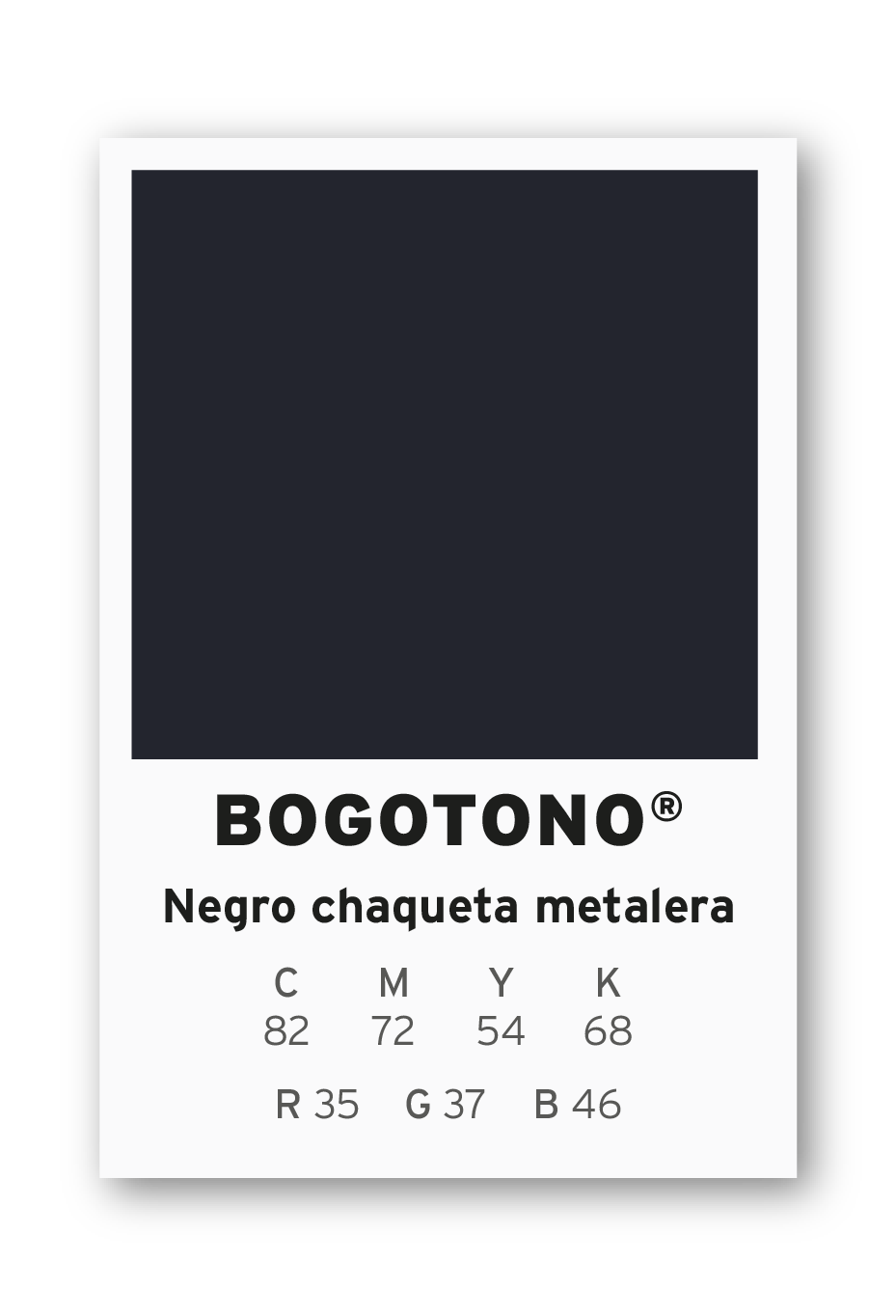 Pantone Negro chaqueta