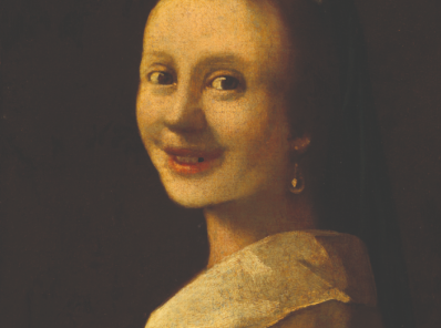 Joven sonriente sin diente, imagen modificada del falso Vermeer atribuido a Theo van Wijngaarden, ca. 1925. © national gallery of art