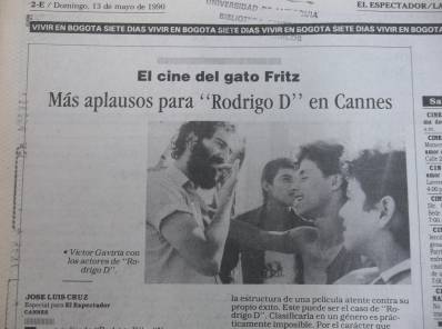El Espectador Rodrigo D aplausos en Cannes