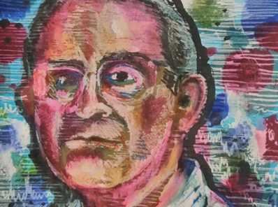 [Retrato de Jorge Orlando Melo de Camilo Uribe Posada (IG: @CamiloUribePosada).]