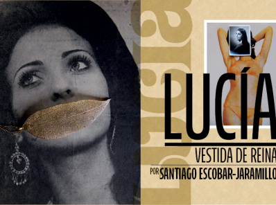 Lucía vestida de reina