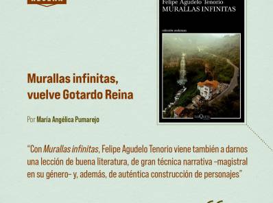 reseña de Murallas infinitas, vuelve Gotardo Reina