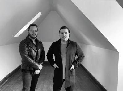 Juan Camilo Serna (Izq.) junto a Carlos H. Garzón (Der.)